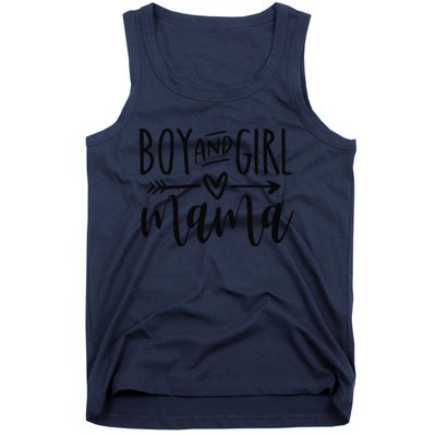 Boy And Girl Mama Mom Of Two Mommy MotherS Day Women Tank Top