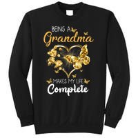 Being A Grandma Makes My Life Complete Announcement Funny Sweatshirt