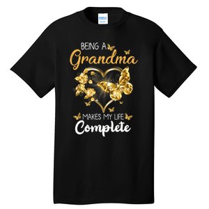 Being A Grandma Makes My Life Complete Announcement Funny Tall T-Shirt