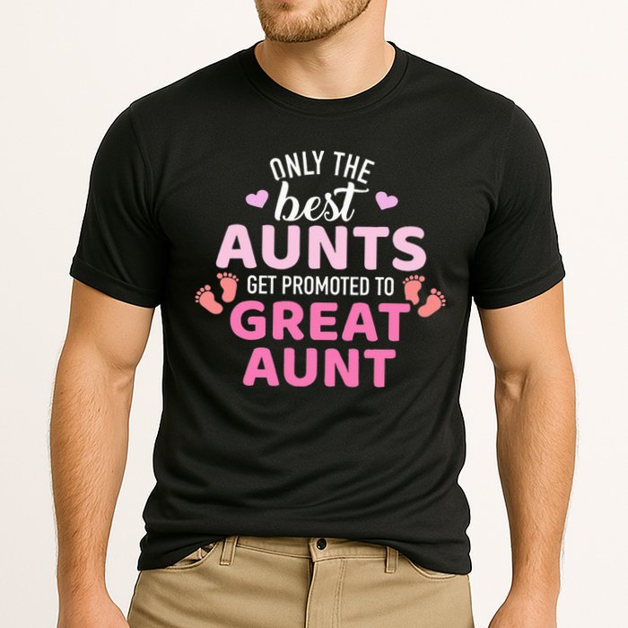 Best aunts get promoted to great aunt Cooling Performance Crew T-Shirt