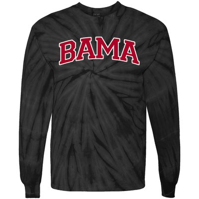 Bama Alabama Gifts Al State Tie-Dye Long Sleeve Shirt