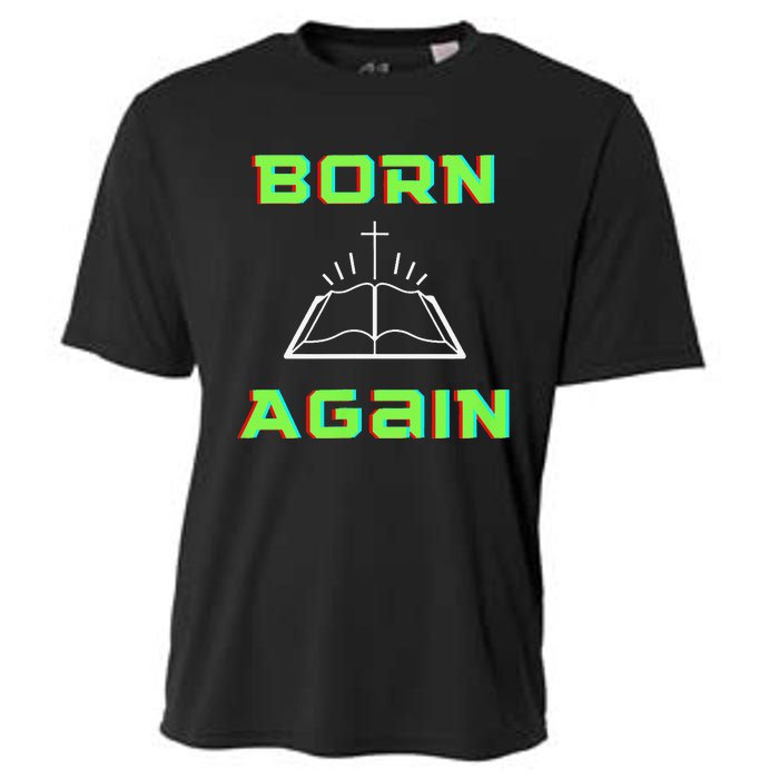 Born Again Gamer Saved Believe Forgiven Cooling Performance Crew T-Shirt