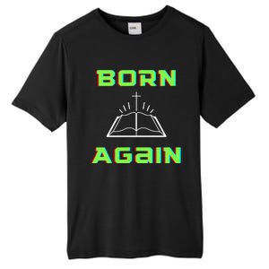 Born Again Gamer Saved Believe Forgiven Tall Fusion ChromaSoft Performance T-Shirt