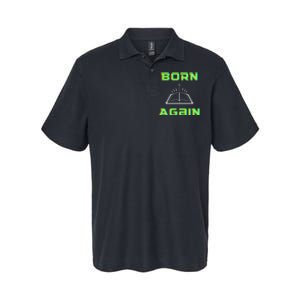 Born Again Gamer Saved Believe Forgiven Softstyle Adult Sport Polo