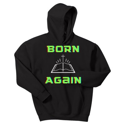 Born Again Gamer Saved Believe Forgiven Kids Hoodie