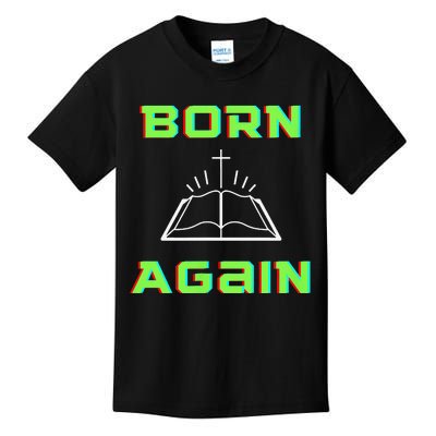 Born Again Gamer Saved Believe Forgiven Kids T-Shirt