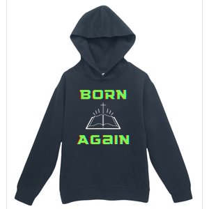 Born Again Gamer Saved Believe Forgiven Urban Pullover Hoodie