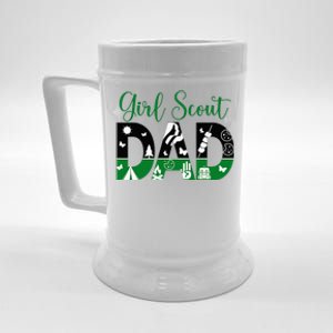 Black And Green Dad Scout for Cookie Camping Beer Stein