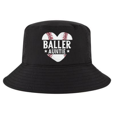 Baseball Aunt Gift Baller Auntie Mother's Day Mom  Cool Comfort Performance Bucket Hat