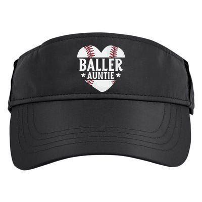 Baseball Aunt Gift Baller Auntie Mother's Day Mom  Adult Drive Performance Visor