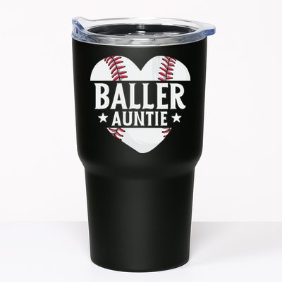 Baseball Aunt Gift Baller Auntie Mother's Day Mom  Tumbler