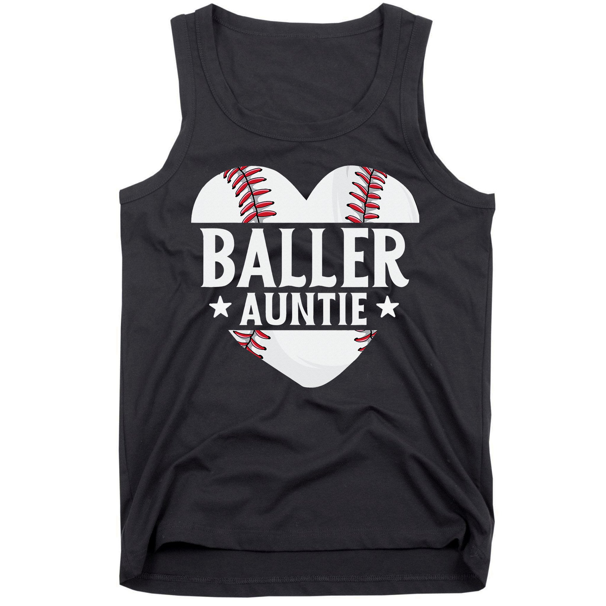 Baseball Aunt Gift Baller Auntie Mother's Day Mom  Tank Top