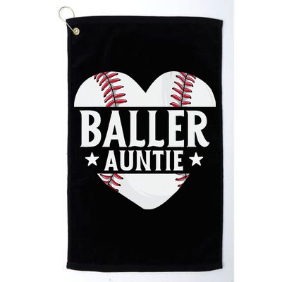 Baseball Aunt Gift Baller Auntie Mother's Day Mom  Golf Towel