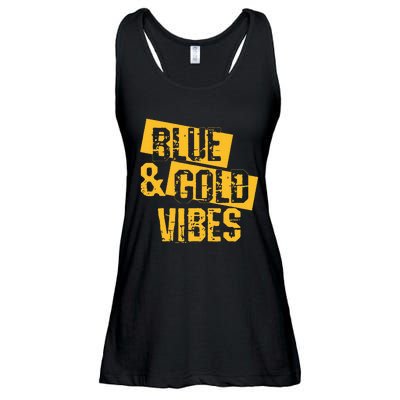 Blue And Gold Game Day Group For High School Football Ladies Essential Flowy Tank