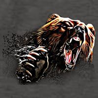 Big Alaska Grizzly Bear Clothing & - Grizzly Bear Vector Backpack