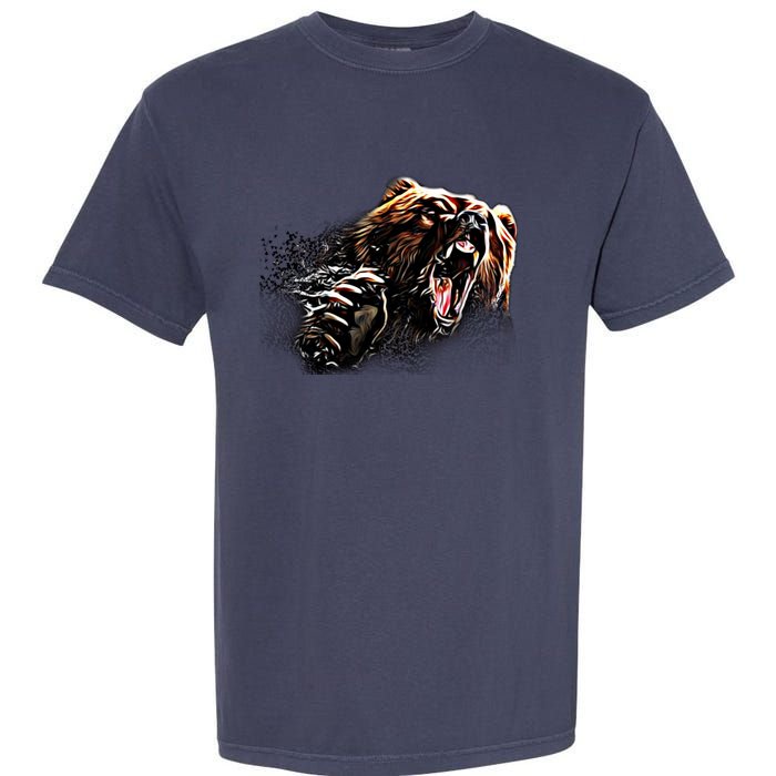 Big Alaska Grizzly Bear Clothing & - Grizzly Bear Garment-Dyed Heavyweight T-Shirt