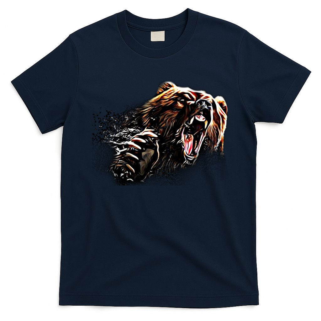 Big Alaska Grizzly Bear Clothing & - Grizzly Bear T-Shirt