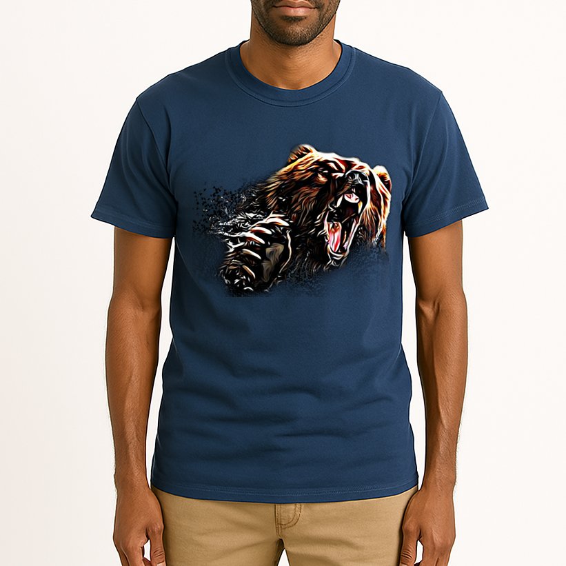 Big Alaska Grizzly Bear Clothing & - Grizzly Bear Tall T-Shirt
