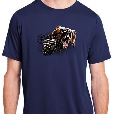 Big Alaska Grizzly Bear Clothing & - Grizzly Bear Adult ChromaSoft Performance T-Shirt