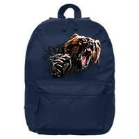 Big Alaska Grizzly Bear Clothing & - Grizzly Bear 16 in Basic Backpack