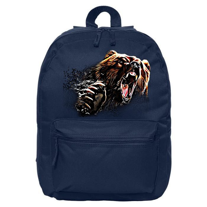 Big Alaska Grizzly Bear Clothing & - Grizzly Bear 16 in Basic Backpack