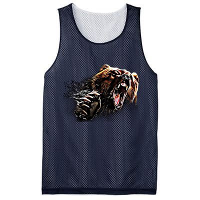 Big Alaska Grizzly Bear Clothing & - Grizzly Bear Mesh Reversible Basketball Jersey Tank
