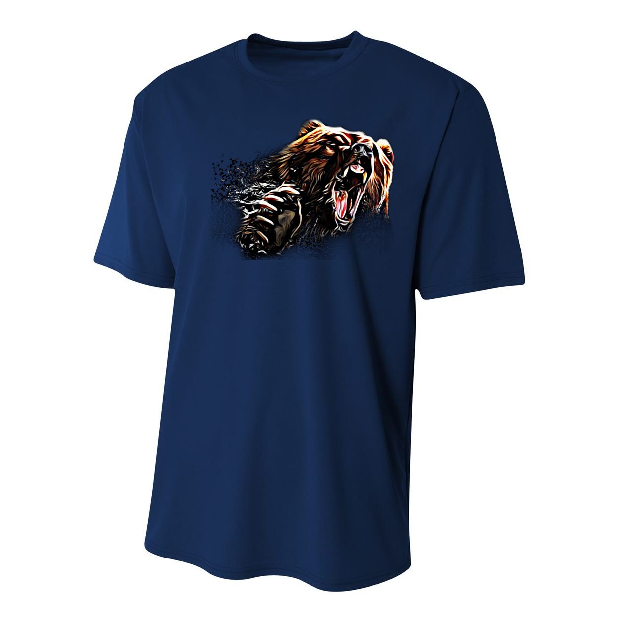 Big Alaska Grizzly Bear Clothing & - Grizzly Bear Youth Performance Sprint T-Shirt