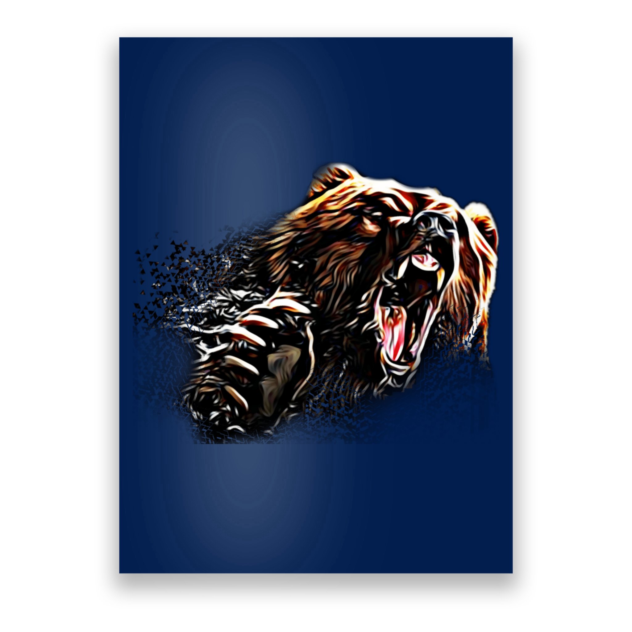 Big Alaska Grizzly Bear Clothing & - Grizzly Bear Poster