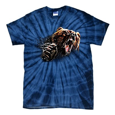 Big Alaska Grizzly Bear Clothing & - Grizzly Bear Tie-Dye T-Shirt