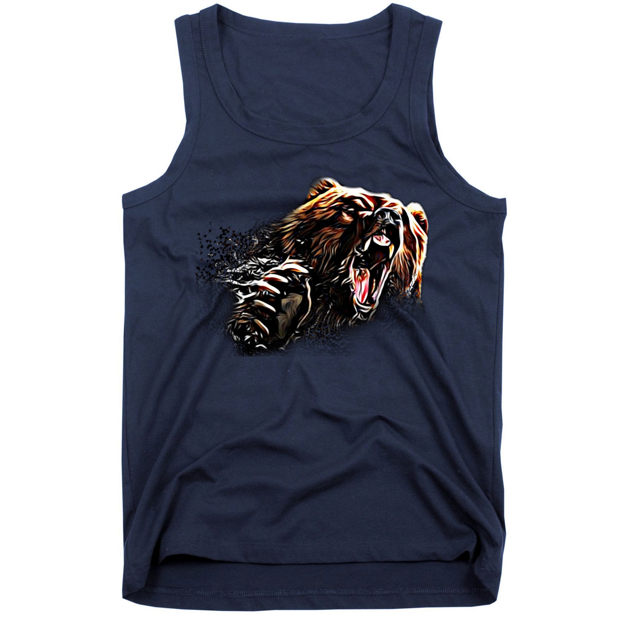 Big Alaska Grizzly Bear Clothing & - Grizzly Bear Tank Top