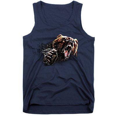 Big Alaska Grizzly Bear Clothing & - Grizzly Bear Tank Top