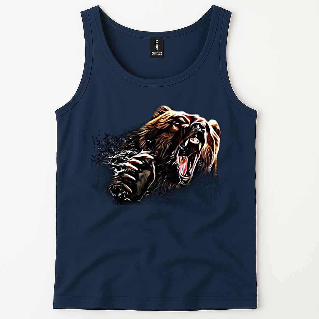Big Alaska Grizzly Bear Clothing & - Grizzly Bear Tank Top