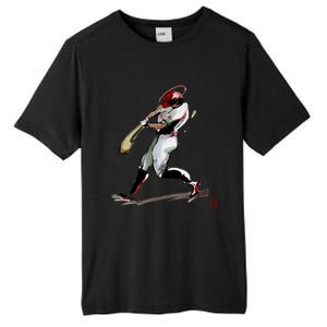 Baseball Art Graphic Game Fans Players Batter Sports Great Gift Tall Fusion ChromaSoft Performance T-Shirt