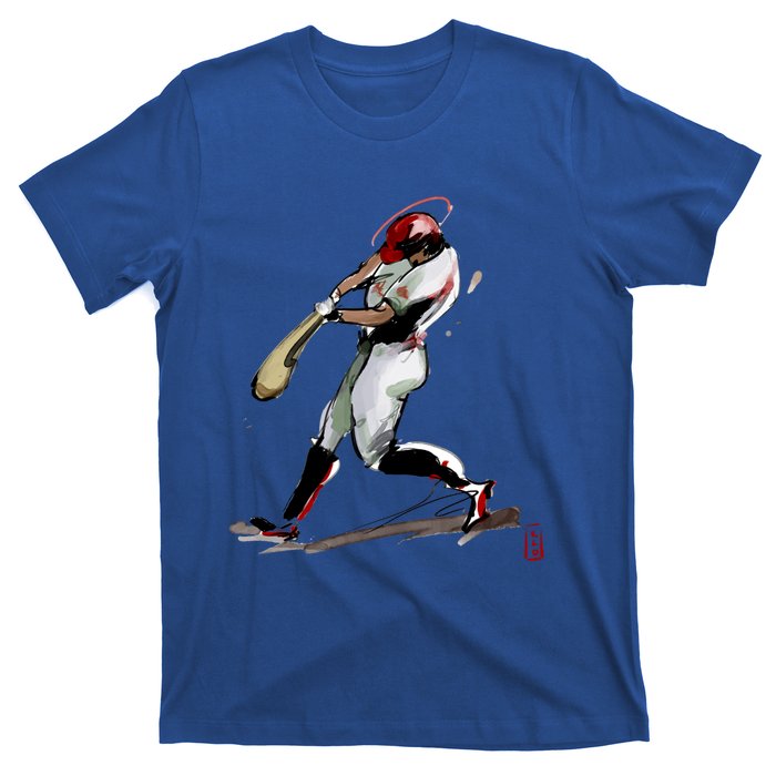 Baseball Art Graphic Game Fans Players Batter Sports Great Gift T-Shirt