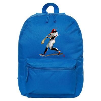 Baseball Art Graphic Game Fans Players Batter Sports Great Gift 16 in Basic Backpack