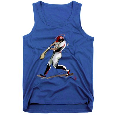 Baseball Art Graphic Game Fans Players Batter Sports Great Gift Tank Top