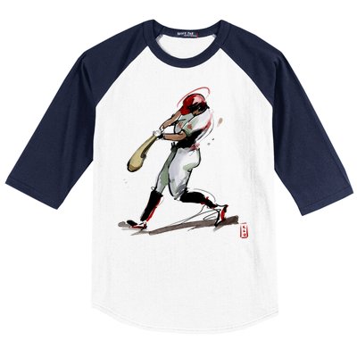 Baseball Art Graphic Game Fans Players Batter Sports Great Gift Baseball Sleeve Shirt