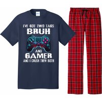 Bruh And Gamer Funny Sayings Boy Teens Gaming Video Games Pajama Set