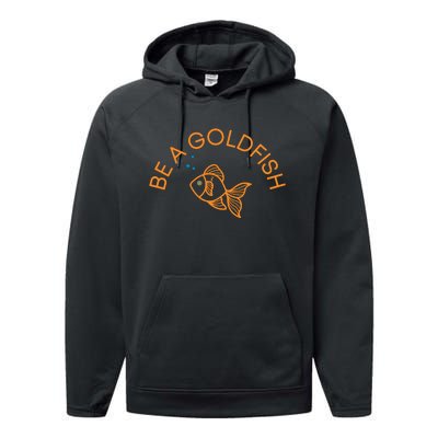 Be A Goldfish Performance Fleece Hoodie