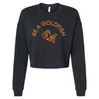 Be A Goldfish Cropped Pullover Crew
