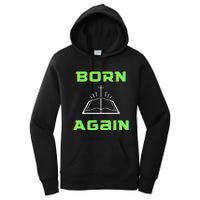 Born Again Gamer Saved Believe Forgiven Women's Pullover Hoodie