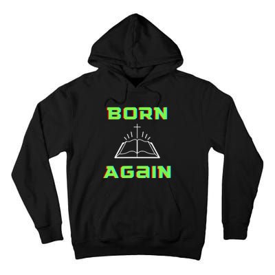 Born Again Gamer Saved Believe Forgiven Tall Hoodie