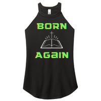 Born Again Gamer Saved Believe Forgiven Women's Perfect Tri Rocker Tank