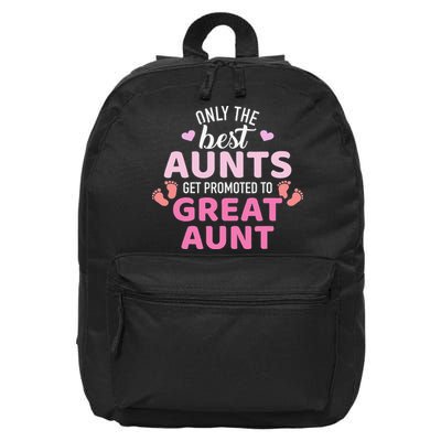 Best aunts get promoted to great aunt 16 in Basic Backpack