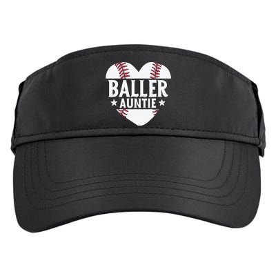 Baseball Aunt Gift Baller Auntie Mother's Day Mom Wo Adult Drive Performance Visor