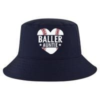 Baseball Aunt Gift Baller Auntie Mother's Day Mom Wo Cool Comfort Performance Bucket Hat