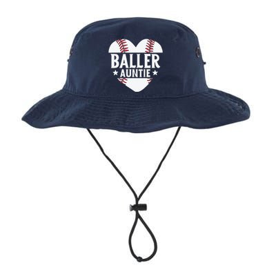 Baseball Aunt Gift Baller Auntie Mother's Day Mom Wo Legacy Cool Fit Booney Bucket Hat