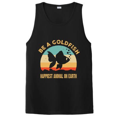 Be A Goldfish Happiest Animal On Earth PosiCharge Competitor Tank