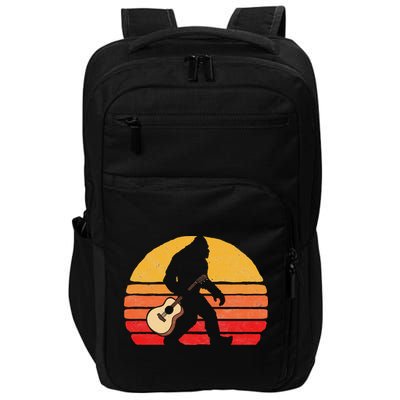 Bigfoot & Acoustic Guitar Country Rock Bluegrass Music Impact Tech Backpack