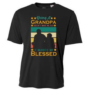 Being A Grandpa Doesn't Make Me Old It Makes Me Blessed Cool Cooling Performance Crew T-Shirt